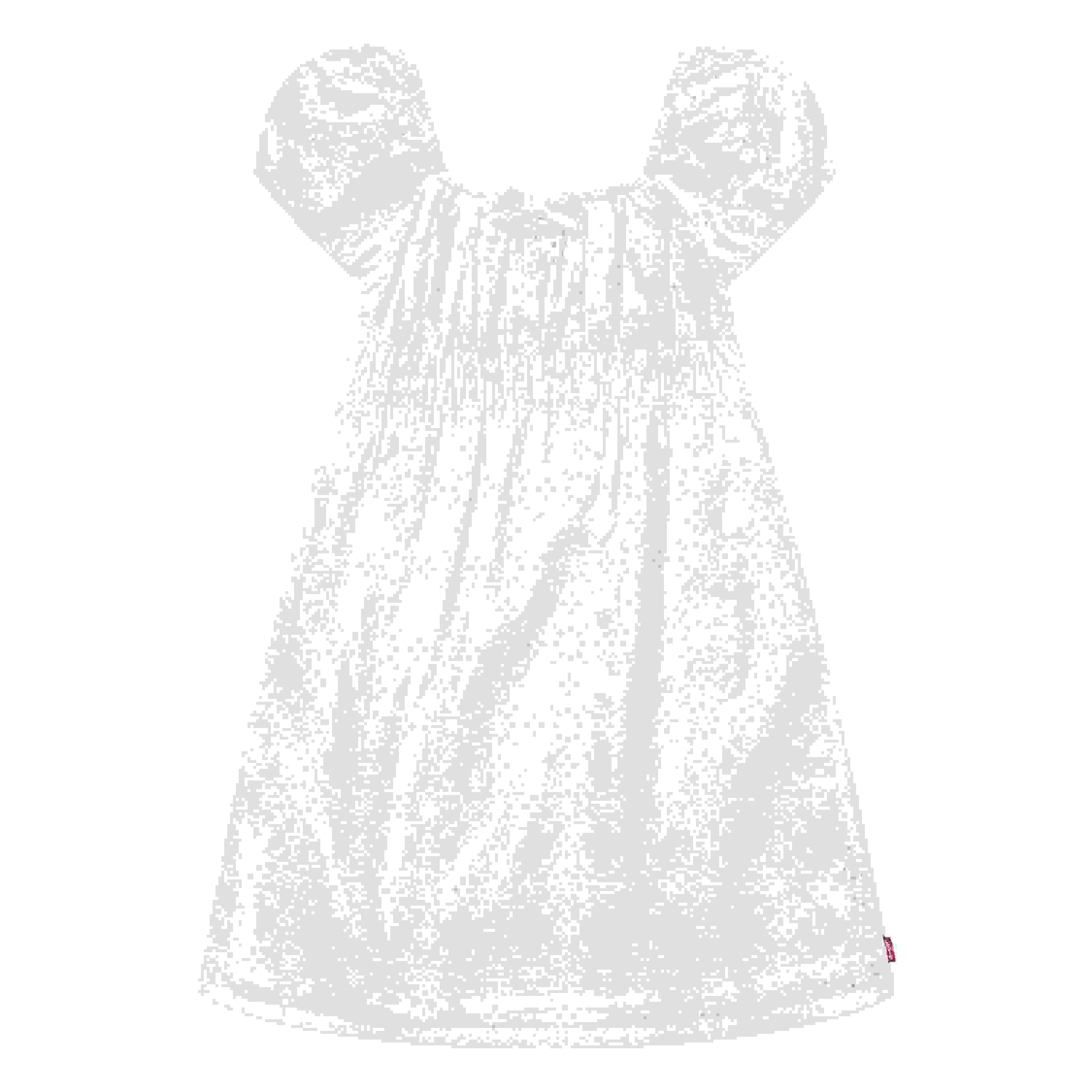 Levi's Eyelet Short Sleeve Little Girls' White Dress